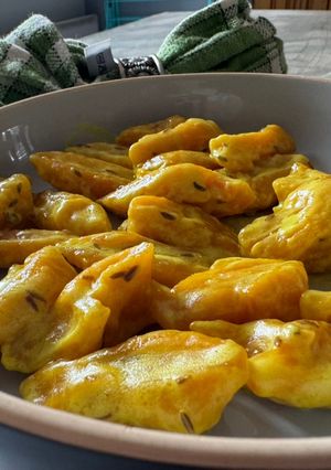 Une photo de Pâtes aux carottes façon gnocchis