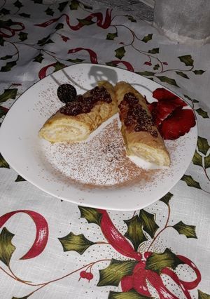O poză a rețetei Clătite cu budincă.