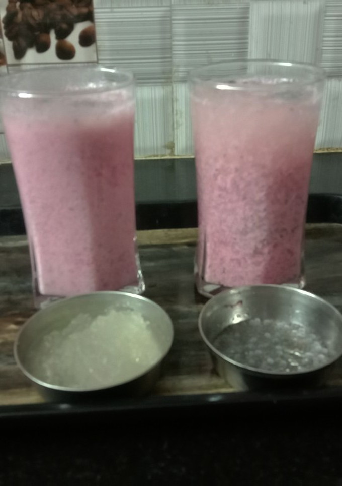 பாதாம் பிசின் ரோஸ் மில்க் செய்முறை முக்கிய புகைப்படம்