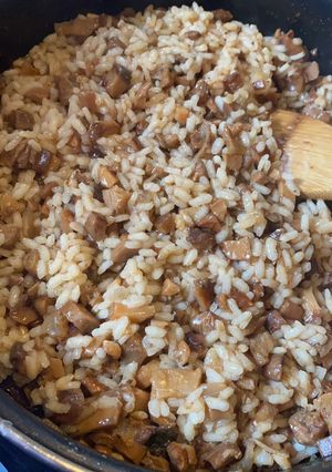 Una foto de Arroz con níscalos
