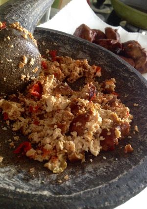 Foto resep Sambel Bawang Tahu Bacem