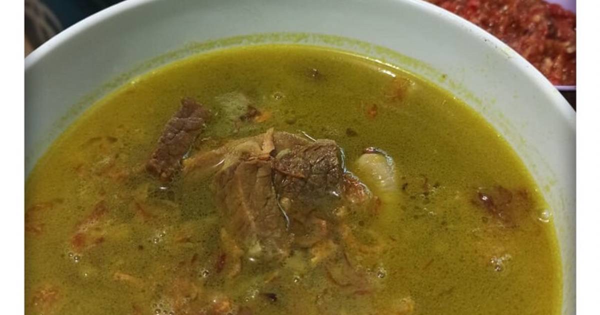 2 600 resep soto daging kuah bening  enak dan sederhana 