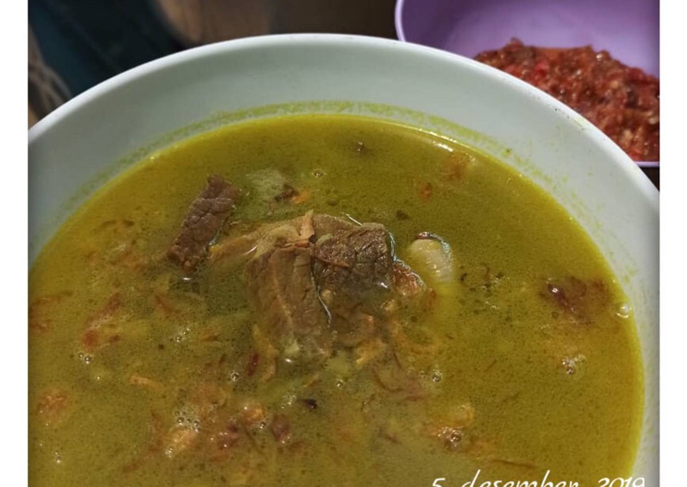 Soto daging kuah bening