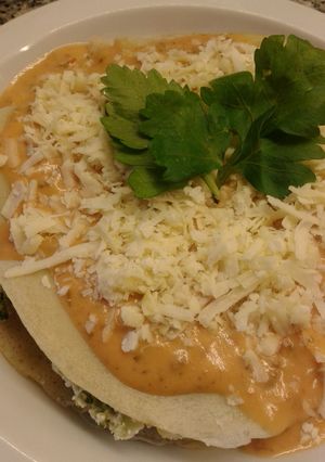 Una foto de Crepes de brócoli