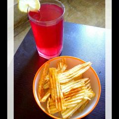 A picture of Banana strips..