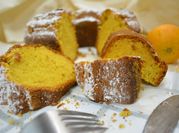 A picture of orange vanilla cake