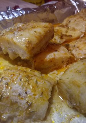 A picture of Baked herb fish.