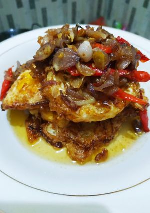 Foto resep 13. Telur Ceplok Terasi