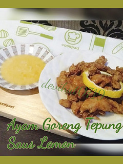 Foto resep Ayam Goreng Tepung Saus Lemon 🍋