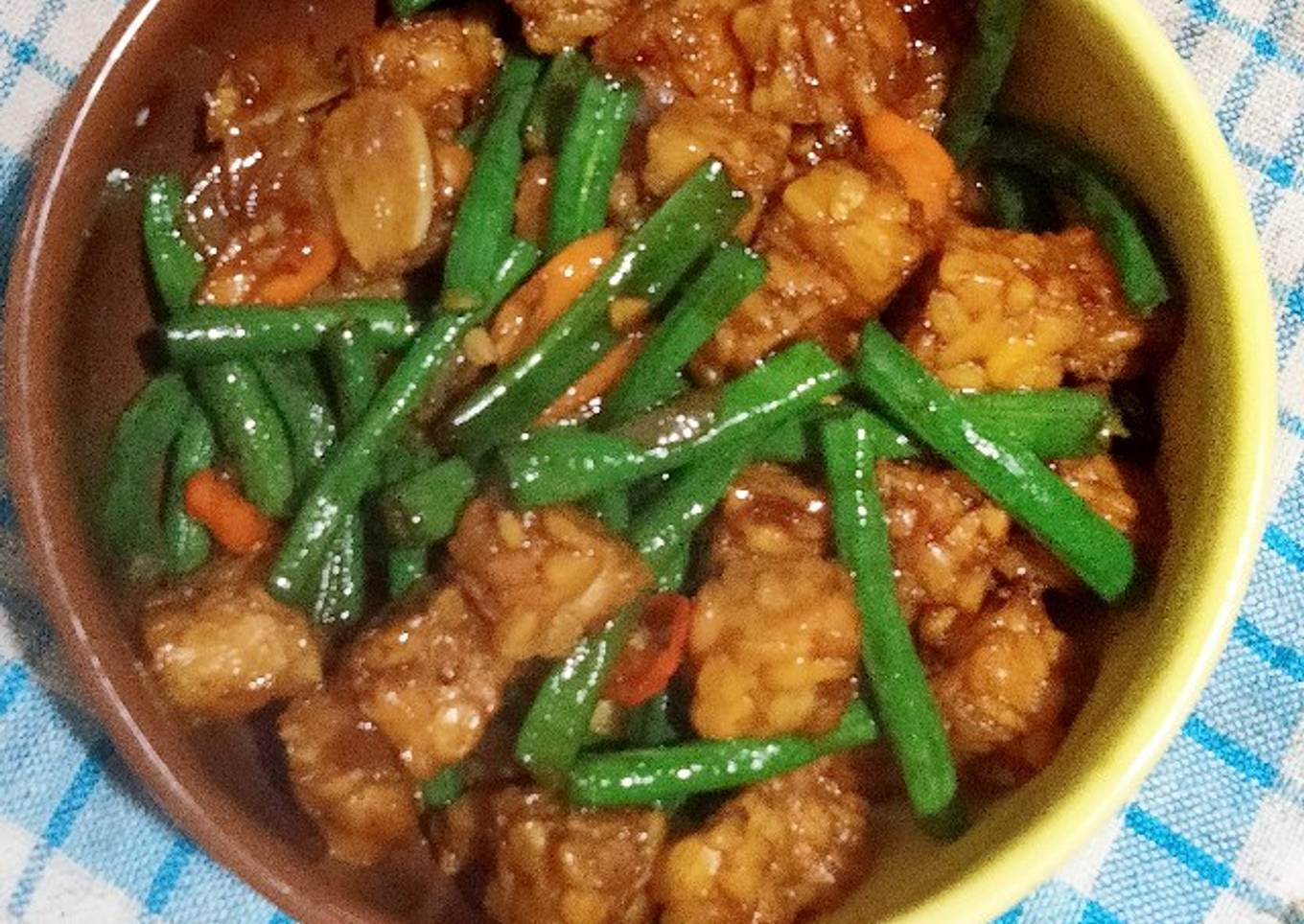 Oseng Tempe Kacang Panjang Simple
