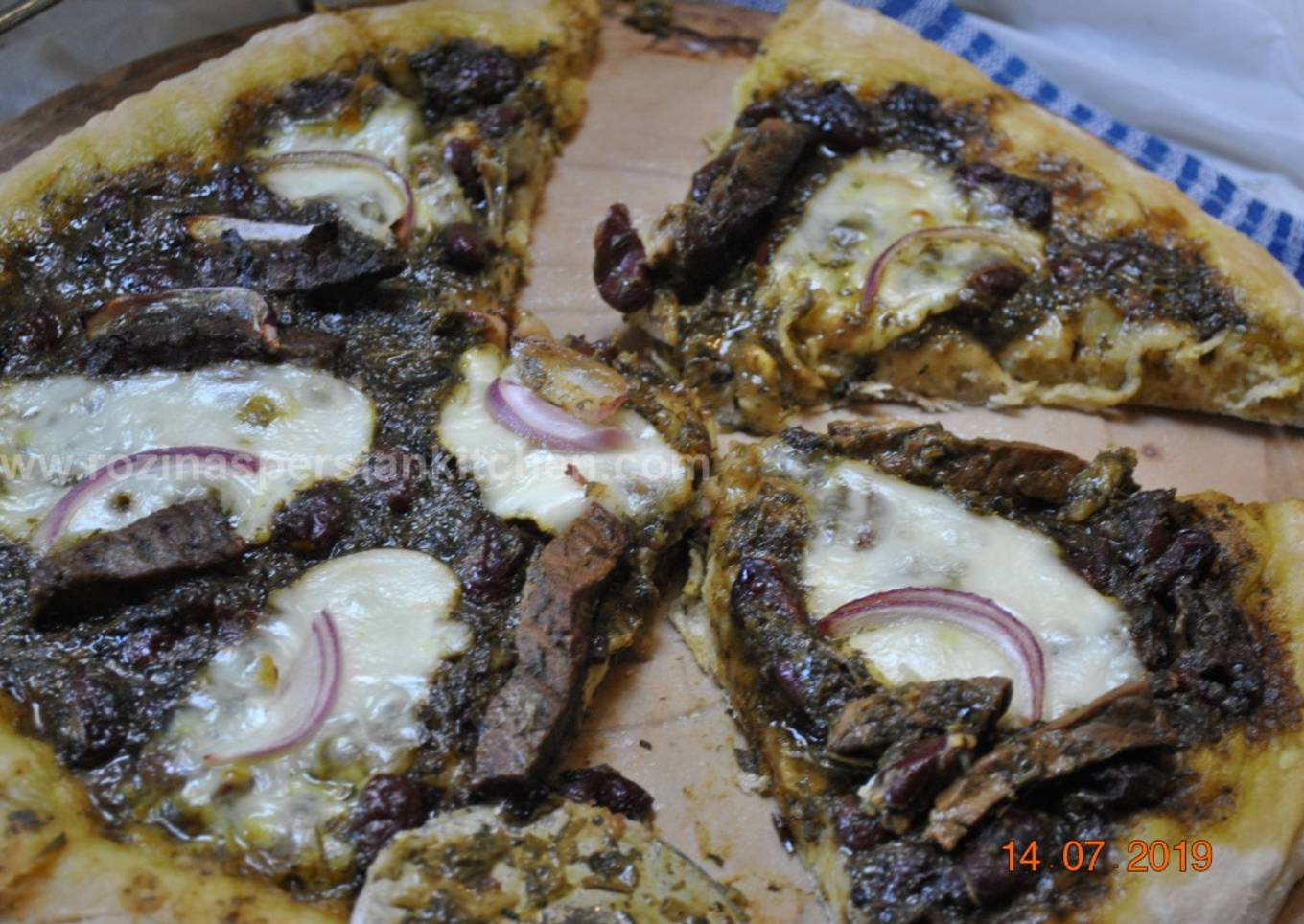 Pizza Ghormeh Sabzi