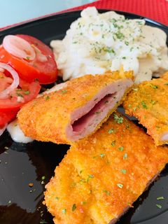 Sertés cordon bleu recept fotója