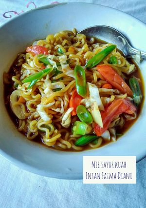 Foto resep 4. Mie sayur kuah
