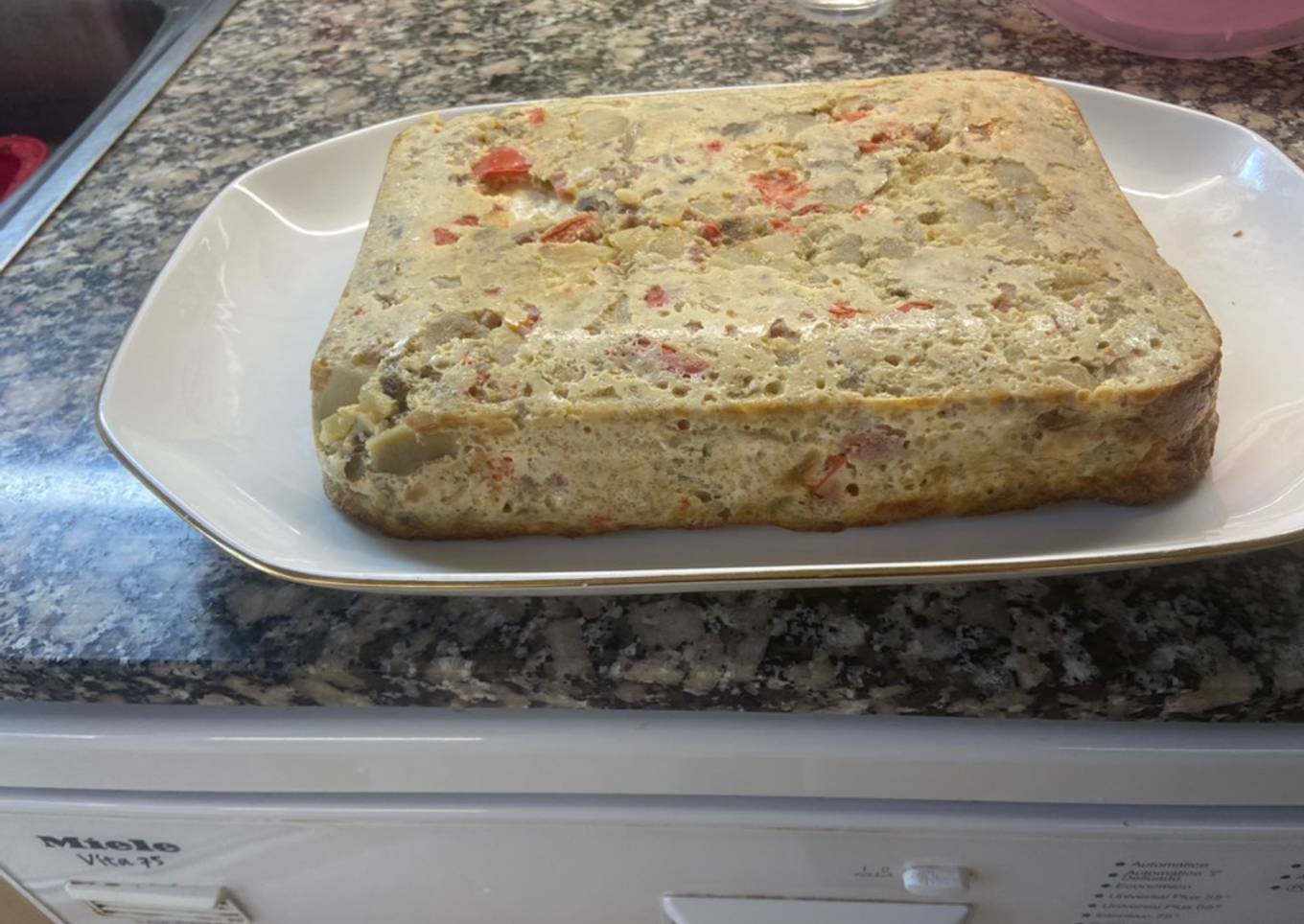 Pastel de tortilla paisana