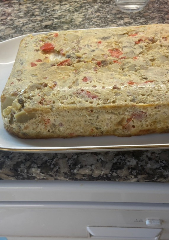 Una foto de Pastel de tortilla paisana
