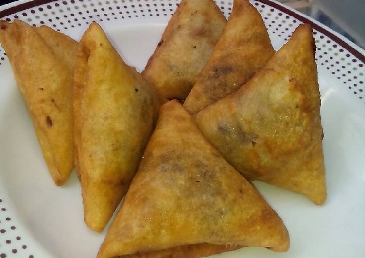 Recipe of Super Quick Homemade Crispy samosa recipe