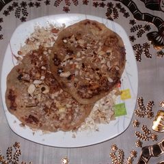 Dry fruit pancake A picture of Dry fruit pancake.