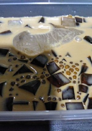 Foto resep Es Mocca Jelly