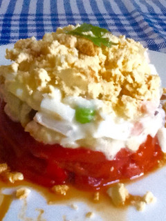 Una foto de Ensaladilla de pimientos asados caseros
