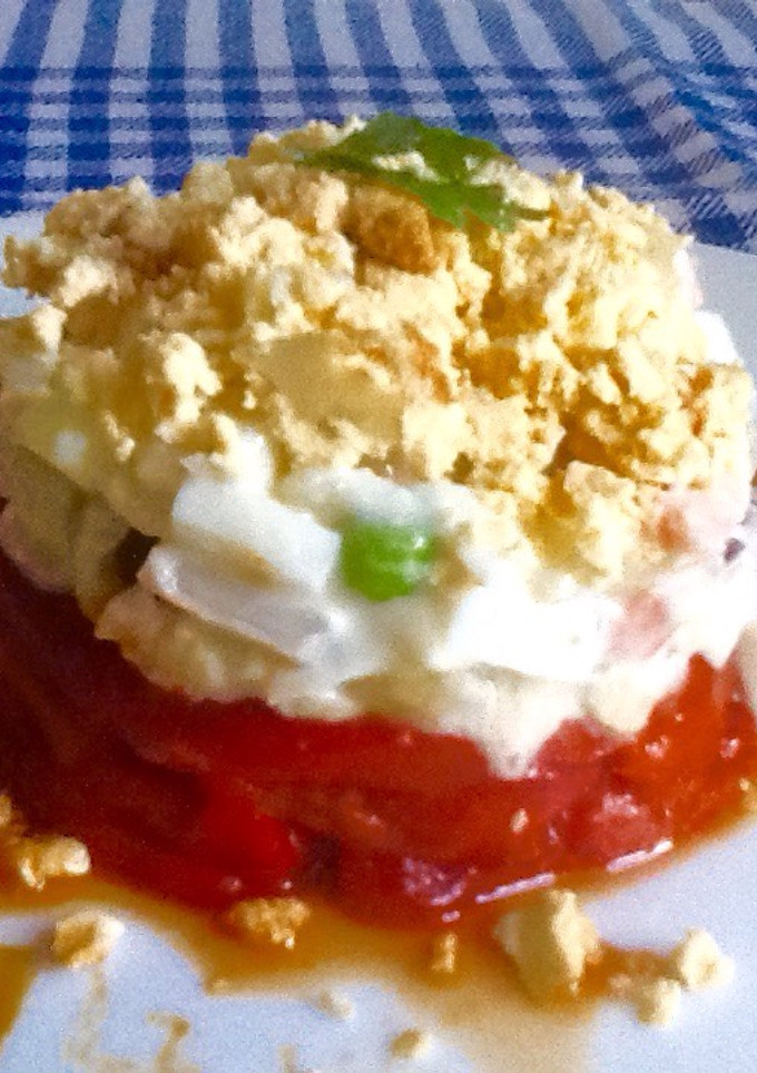 Una foto de Ensaladilla de pimientos asados caseros