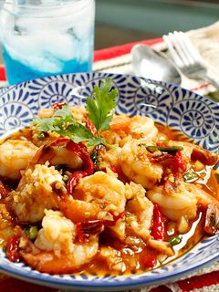 รูปของ กุ้งผัดพริกขี้หนู