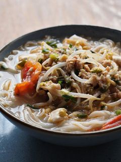 Hình của món Bún canh chua thịt băm.
