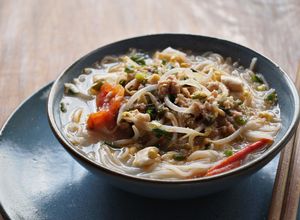 Hình của món Bún canh chua thịt băm.