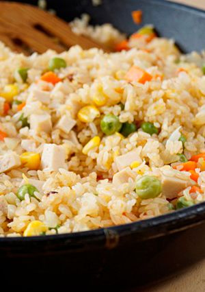 Hình của món Cơm rang thập cẩm.
