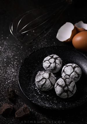 Hình của món Chocolate crinkles.