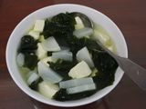 Canh đậu hũ-rong biển