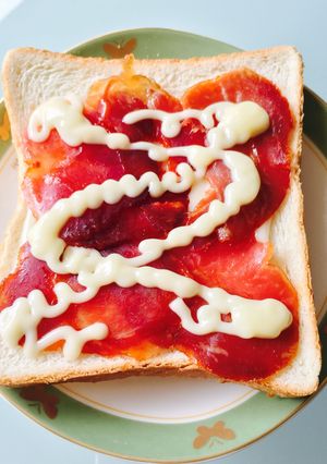 Hình của món Bánh mì sandwich siêu nhanh cho bữa sáng.