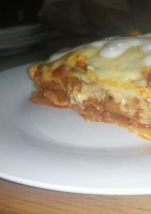 Una foto de Lasaña al horno