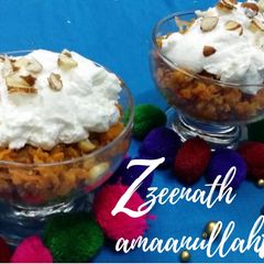 A picture of Creamy Gajar Ka Halwa.