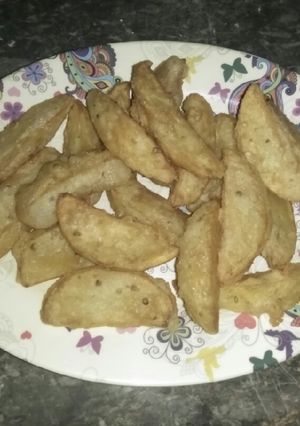 Foto resep Potato wedges aka kentang wedges