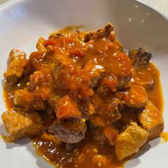 A picture of One Pot Coconut Pork Curry 🥥.