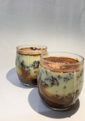 A picture of Triple chocolate tiramisu.