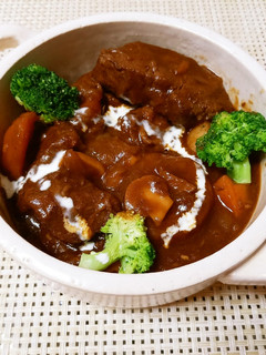 A picture of Easy Beef Stew with Store-Bought Roux Using a Pressure Cooker.