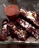 Deditos de Tofu con Chocolate Picante