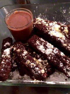 Una foto de Deditos de Tofu con Chocolate Picante