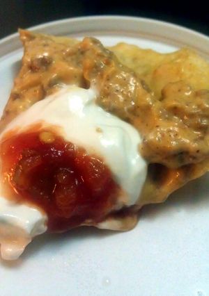 A picture of Ground Beef Nacho.