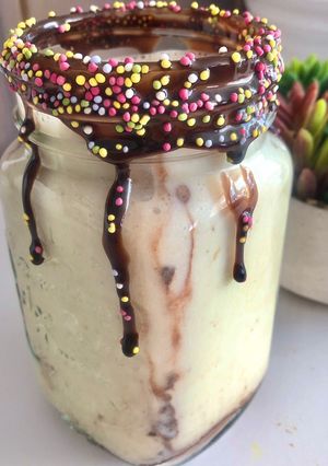 Une photo de Milkshake banane chocolat🇺🇸