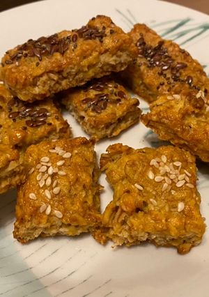 Zabpelyhes túrós keksz, IR barát recept fotója