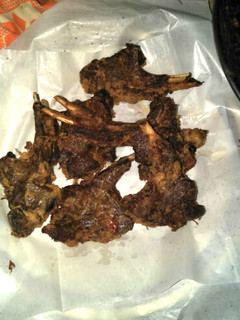 A picture of Mutton Masala Chops.