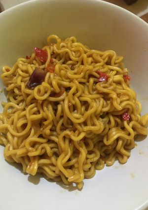 Foto resep Mie Burung Dara pedas