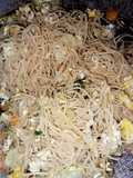 Mie soun orak arik telur