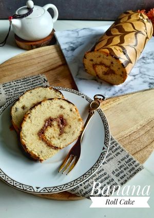 Foto resep Banana Roll Cake