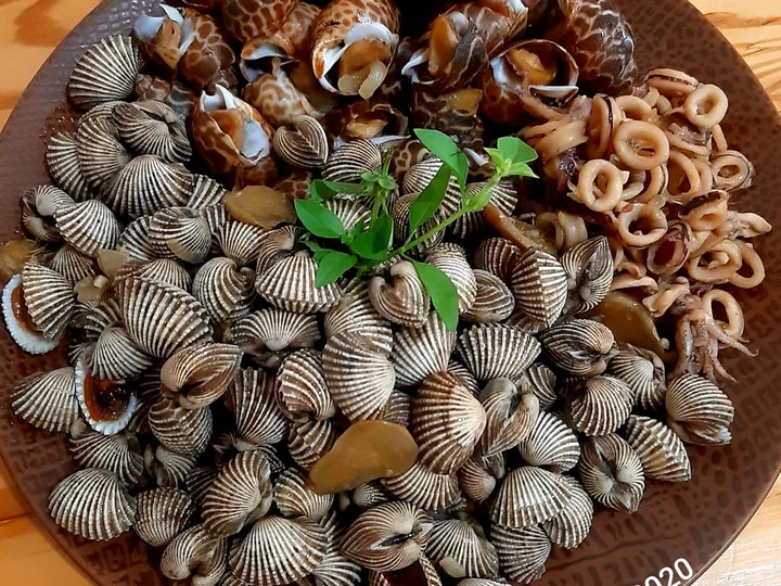 Cara Gampang Membuat Resep Kerang Keong Macan Cumi Saos Tiram yang Uenak Anti Ribet, Bikin Ngiler