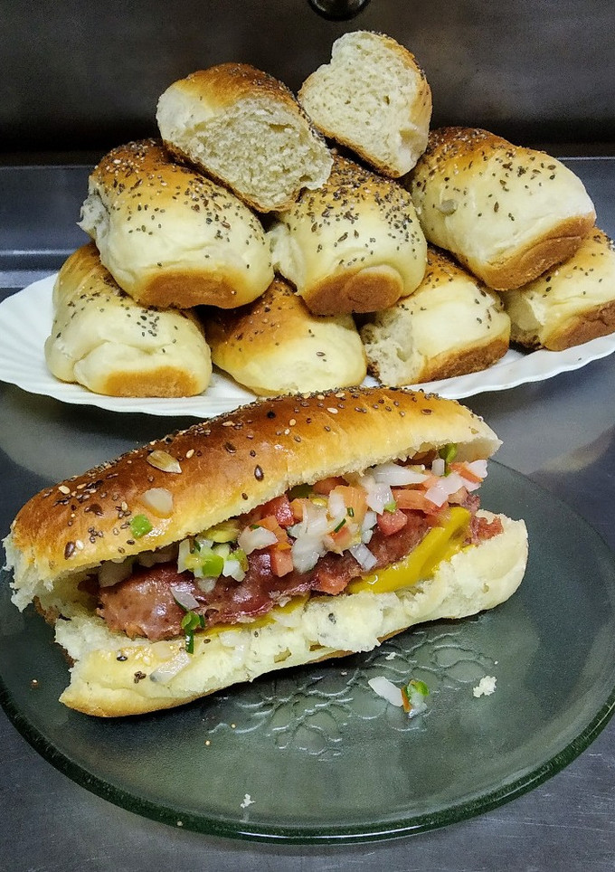 Una foto de Pan para choripán