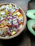 Ensalada Fría de Arroz Integral (Fácil y Nutritiva)