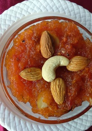 A picture of Watermelon Rind Halwa.